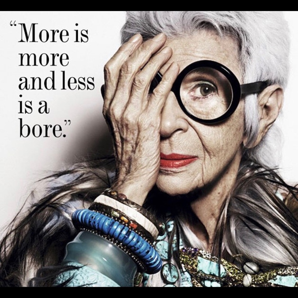 Iris Apfel Quote 😊
